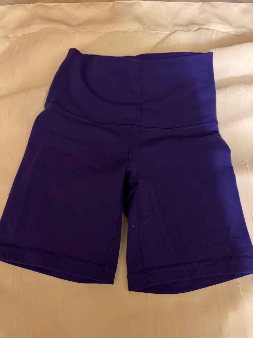 TNA Royal Purple High-Waist Bike Shorts